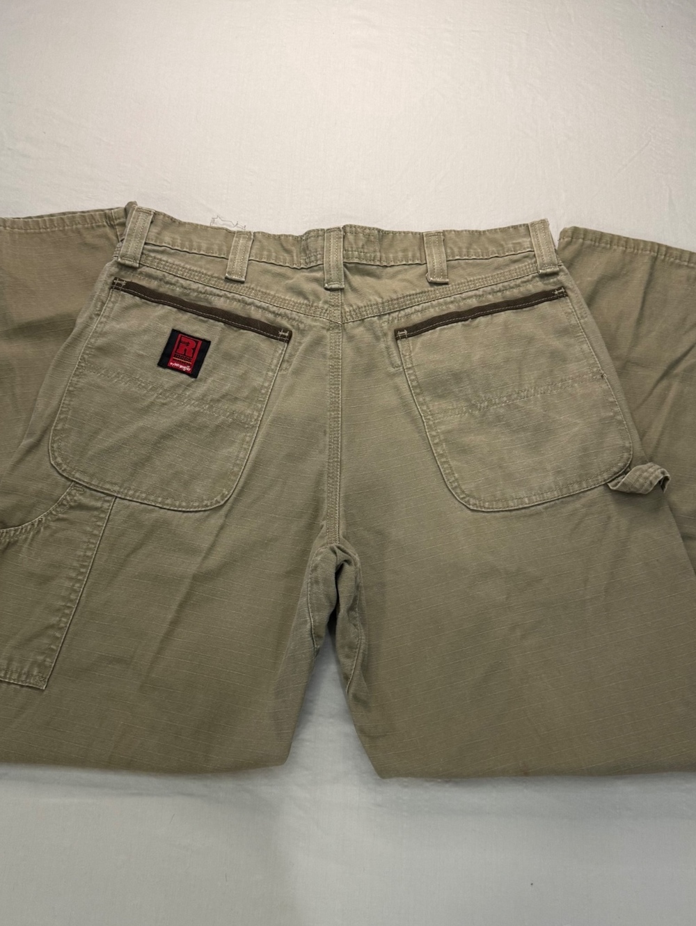 Wrangler RIGGS Workwear 34x30 Carpenter Pants Bark Ripstop Utility